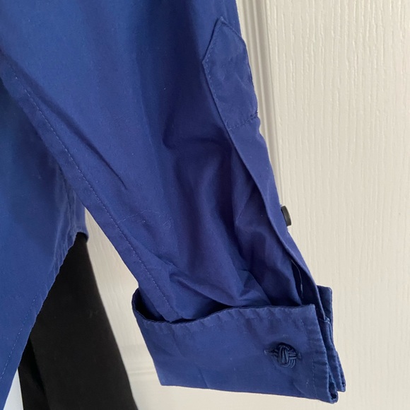 Ralph Lauren light cotton stretch dark blue shirt - Picture 5 of 9